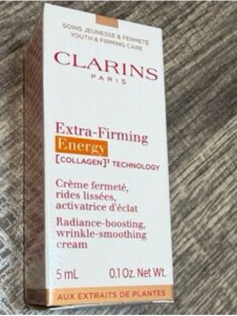 🔥 2/20: Clarins Extra-Firming Energy Radiance-Boosting Cream — 5ml